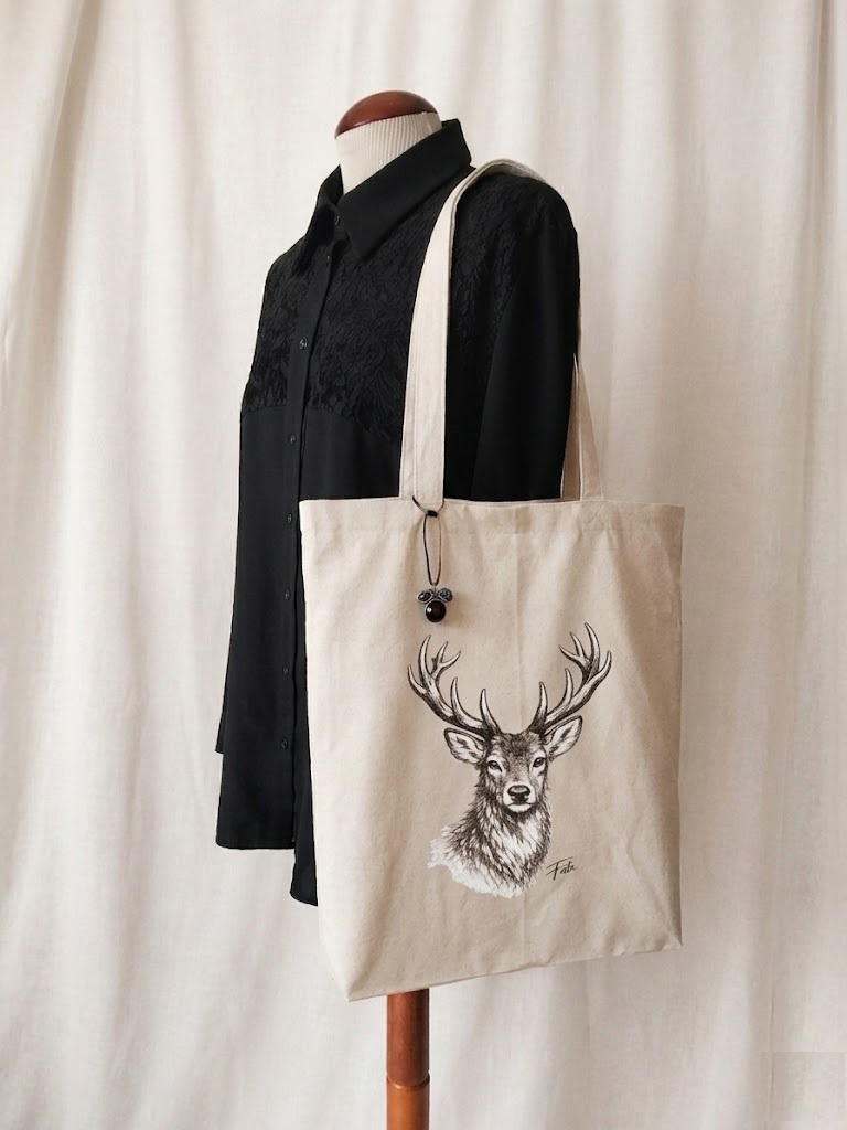Tote personalizada ciervo